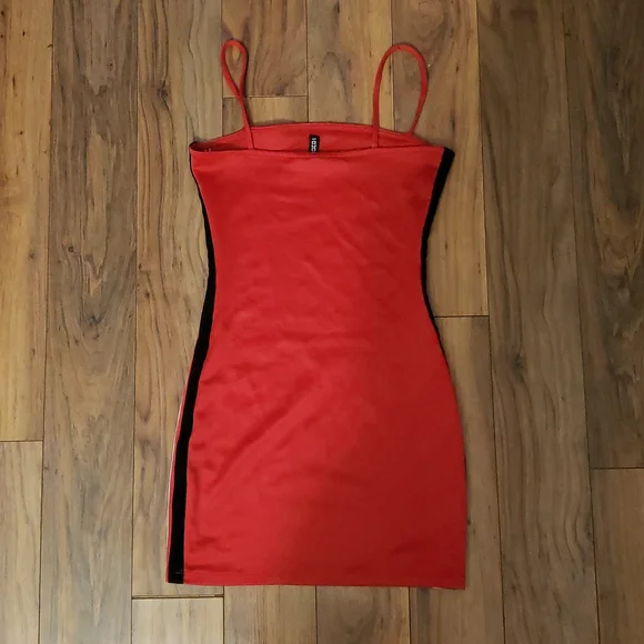 Red Mini Dress - Picture 2 of 2